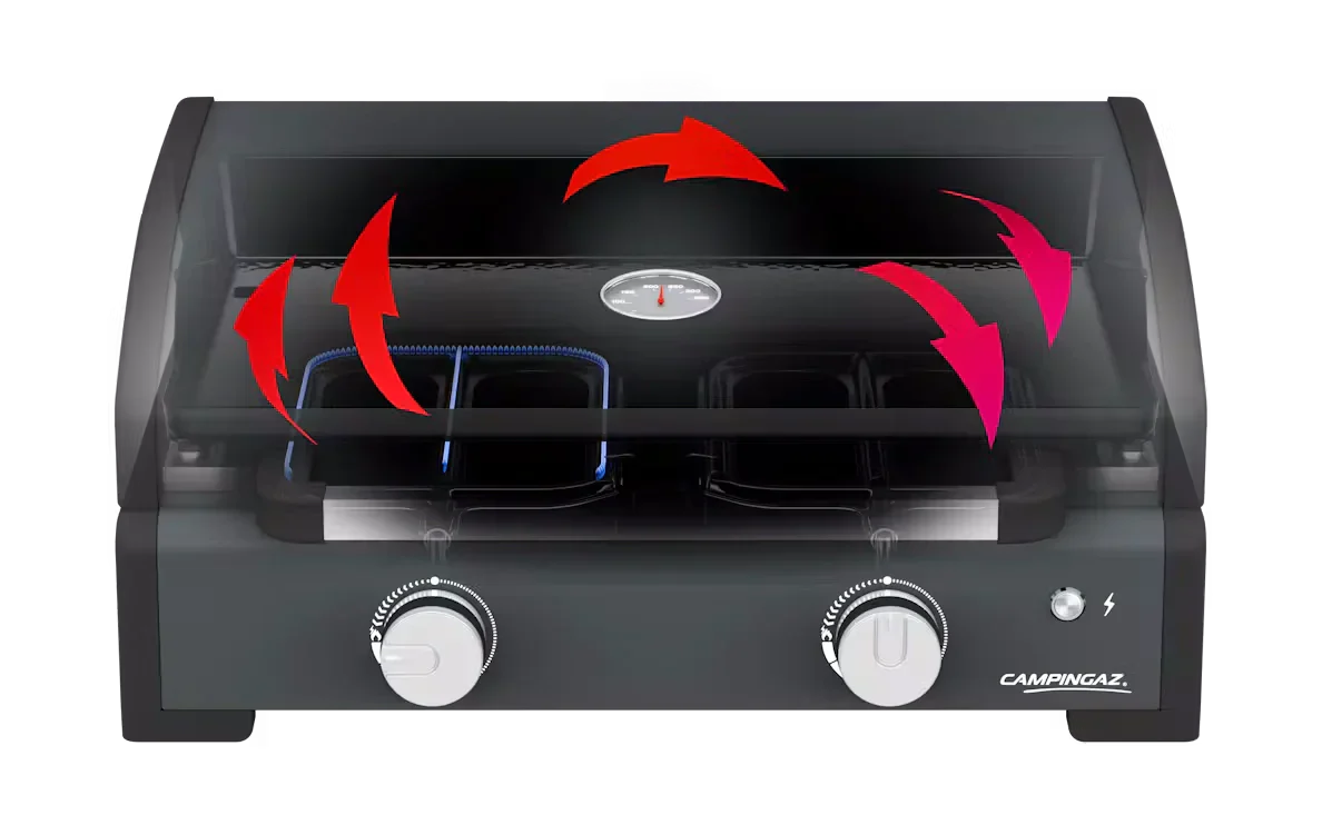 Campingaz Sigma 2 Gas Plancha Griddle with Hood