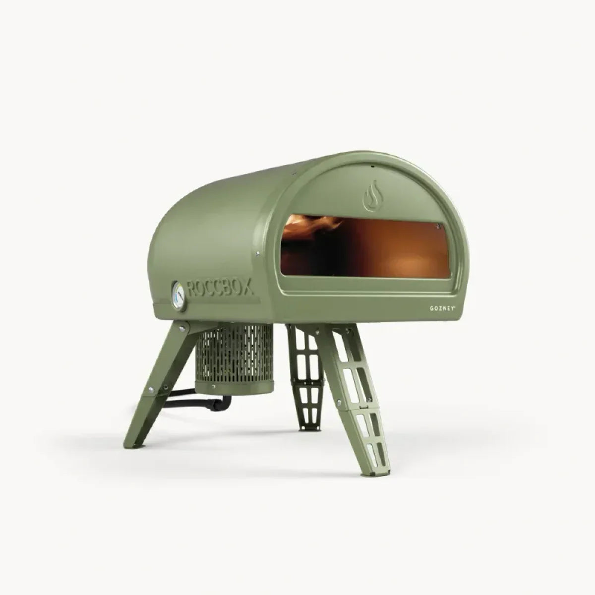 Gozney Roccbox Gas Pizza Oven in Monochrome Olive Green