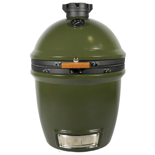 Kama Gear V2 Ceramic Kamado BBQ in Olive Green